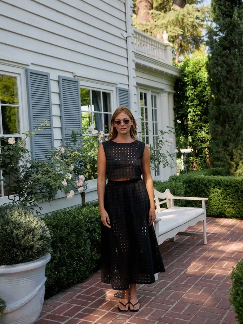 Sunday Ritual Olga Eyelet Top - Picture 3 of 7
